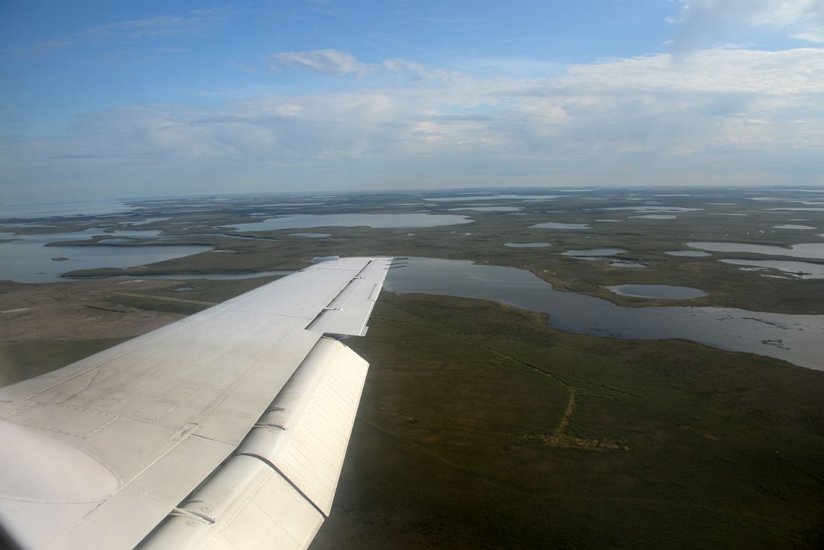 03D Coming In For Landing At Tuktoyaktuk Northwest Territories On Flight From Inuvik